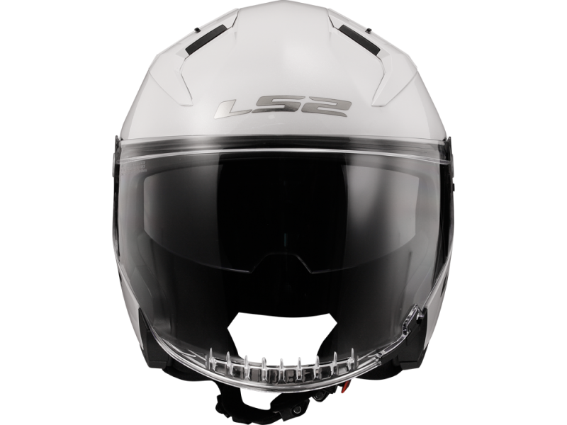 LS2 OF603 Infinity II Solid Motorradhelm (Weiß)