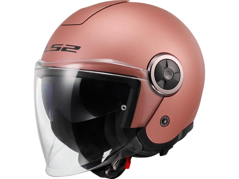 LS2 OF620 Classy Solid Motorradhelm (Rosegoldmatt)