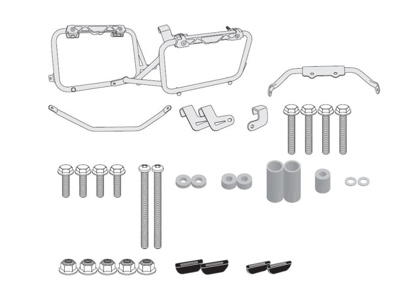 GIVI Trekker Outback Kofferträger CAM Honda CRF 1000 L / LD Africa Twin (2016-)