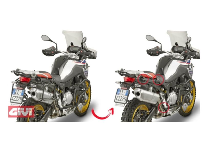 GIVI Monokey Kofferträger PLR (abnehmbar) BMW F750GS / F850GS (2018-)