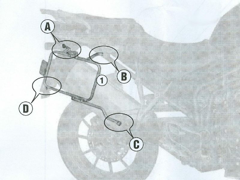 GIVI Monokey Kofferträger PLR (abnehmbar) Triumph Tiger 1200 Explorer (2012-)