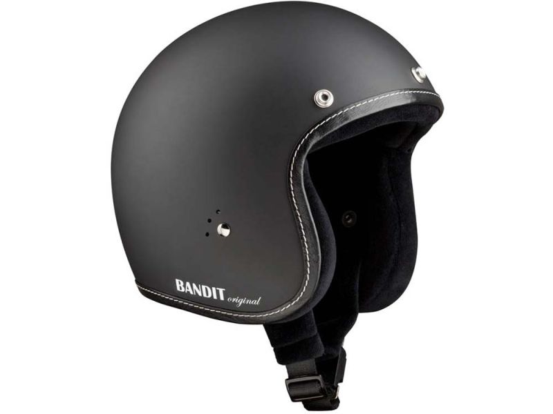 Bandit Premium Jet motorcycle helmet (without ECE | black)