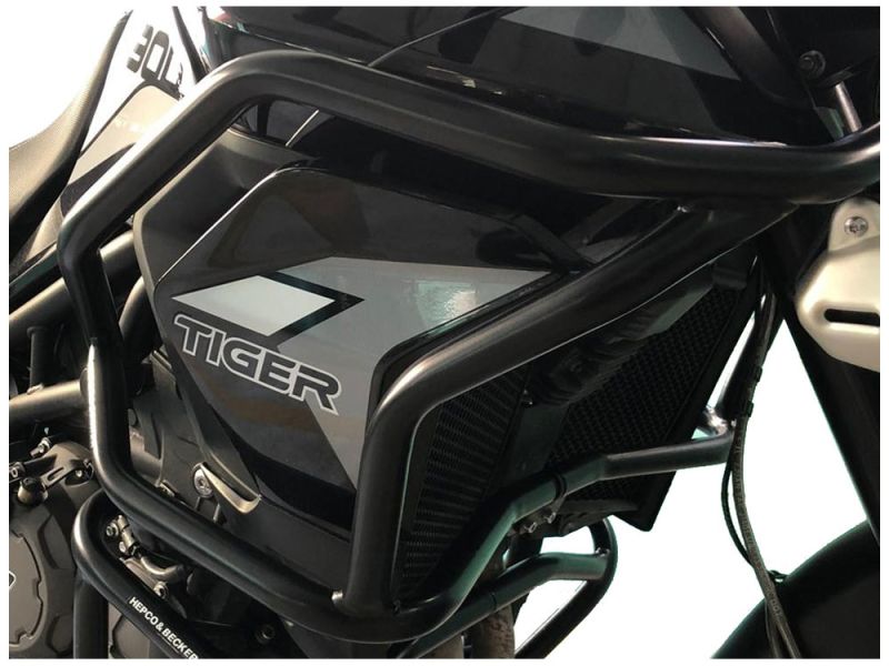 Hepco & Becker Tankschutzbügel "Solid" Triumph Tiger 900 Rally / GT / Pro (2020- | schwarz)