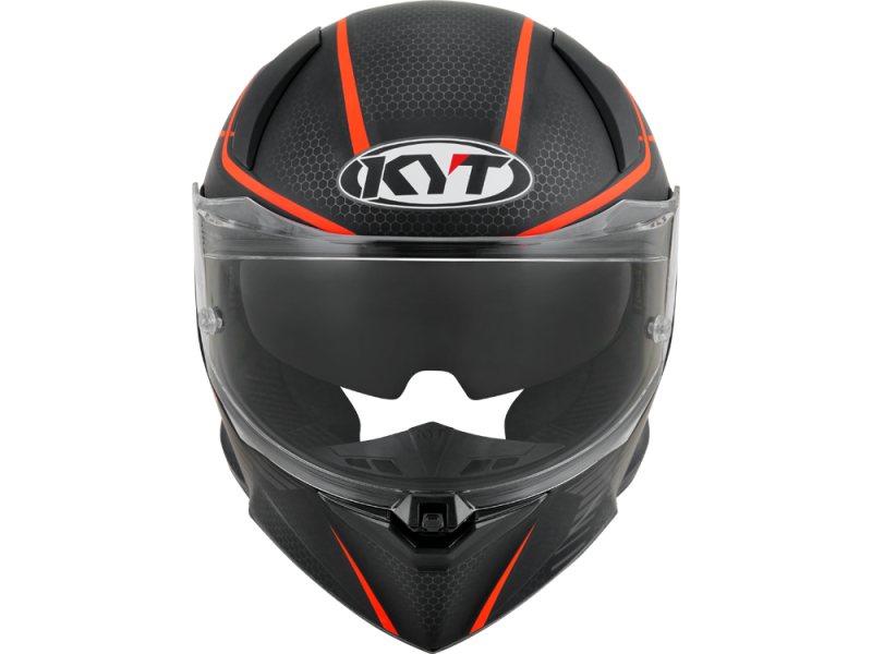 KYT R2R Concept Integralhelm (Schwarzmatt/Rot)