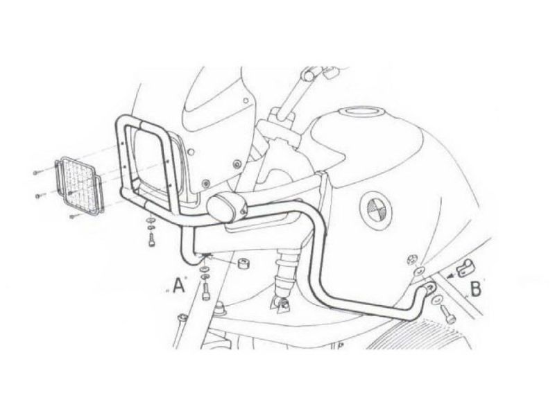 Hepco & Becker Tankschutzbügel BMW R 850 GS / R 1100 GS