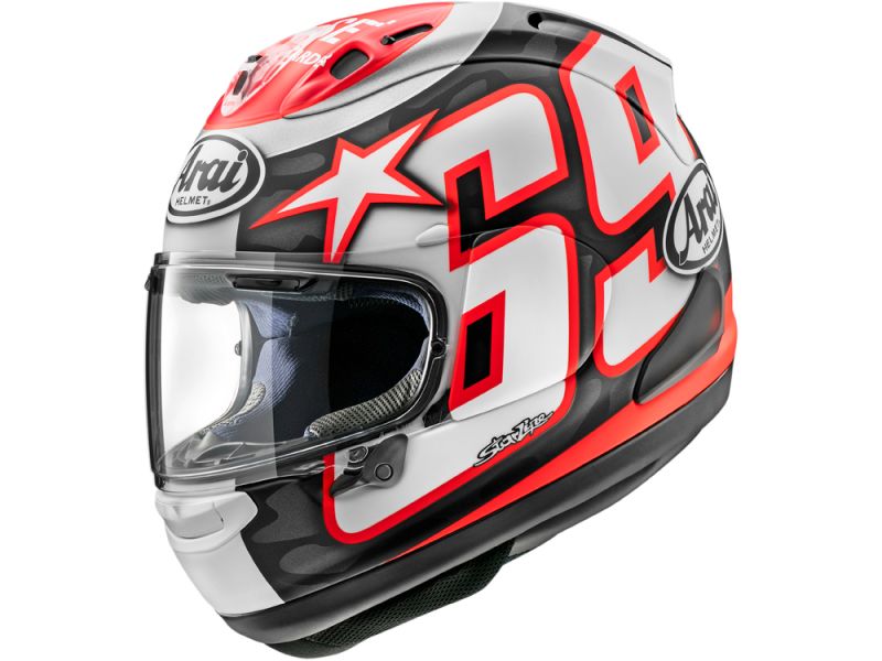 Arai RX-7V Evo Hayden Reset Replica Fullface Helmet (black / white / red)