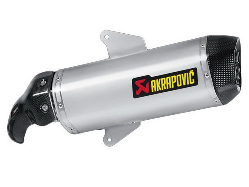Akrapovic Slip-On Auspuff Gilera GP 800 (2008) Aprilia SRV 850 (2012) Edelstahl