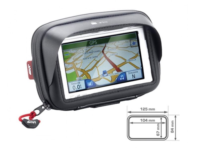 GIVI Navi Tasche 3,5" mit Sonnenschutz (schwarz)