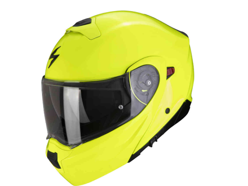 Scorpion EXO-930 EVO Solid Klapphelm (Neongelb)