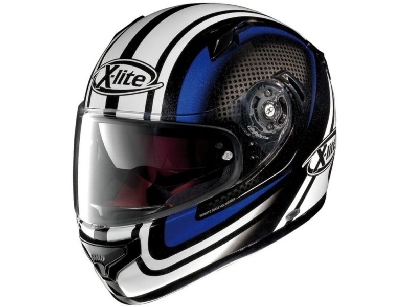 X-Lite X-661 Slipstream Integralhelm (weiß / blau)