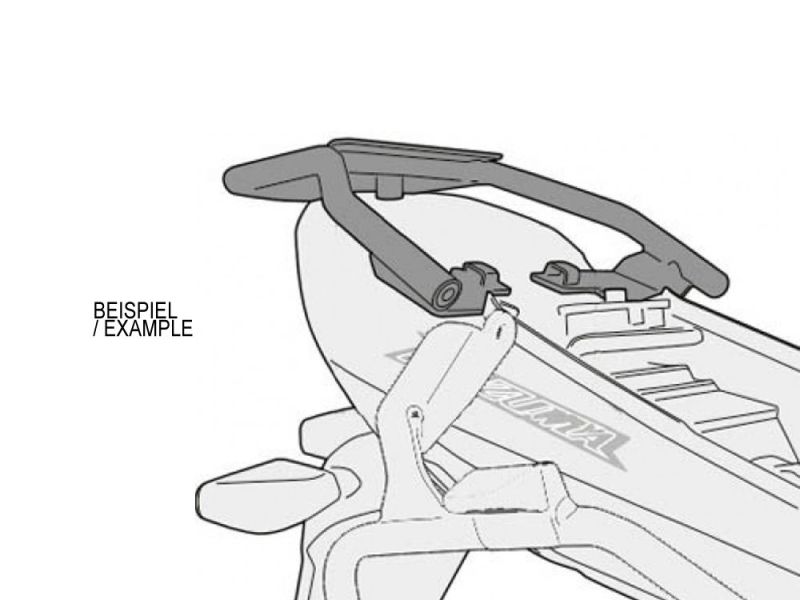 GIVI Monolock SR Gepäckbrücke Suzuki UH 125 / 200 Burgman (2007-2014)