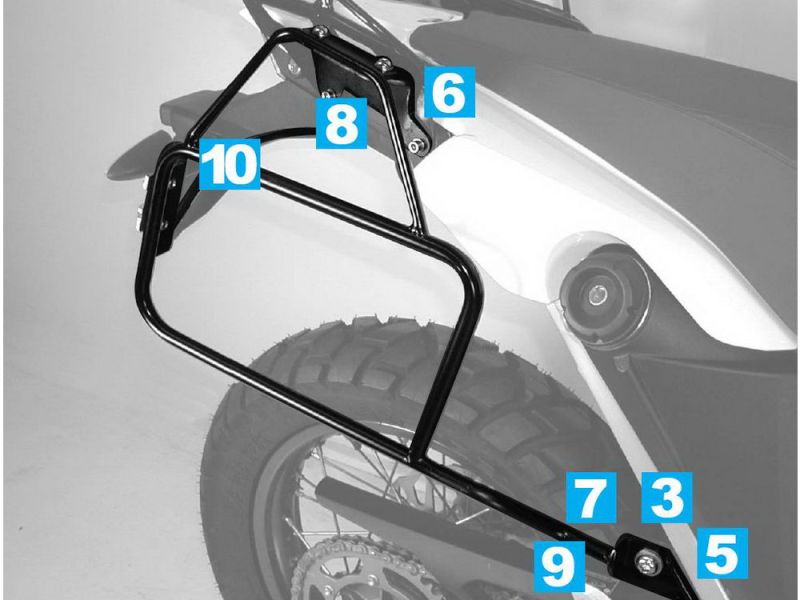 Hepco & Becker Lock-It Kofferträger BMW G 650 X Country / Challenge (2007)