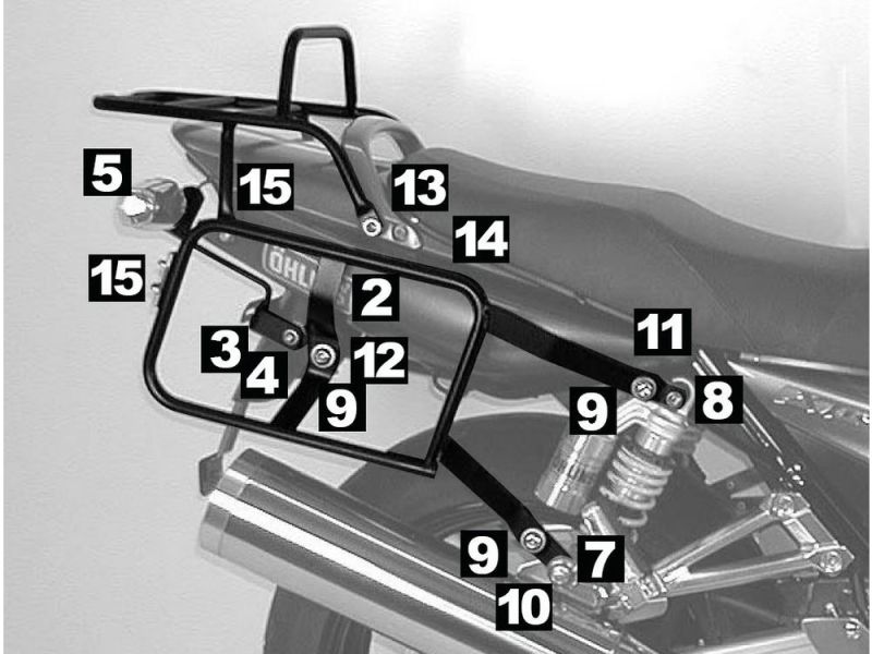 Hepco & Becker Lock-It Komplettträger Yamaha XJR 1300 (2004-2006)