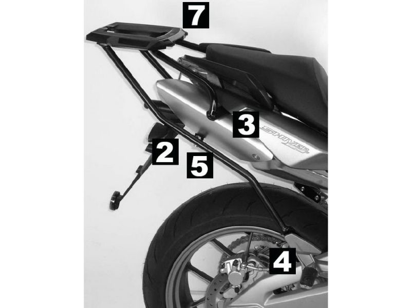 Hepco & Becker Alu Rack Aprilia SL 750 Shiver / GT (-2009)