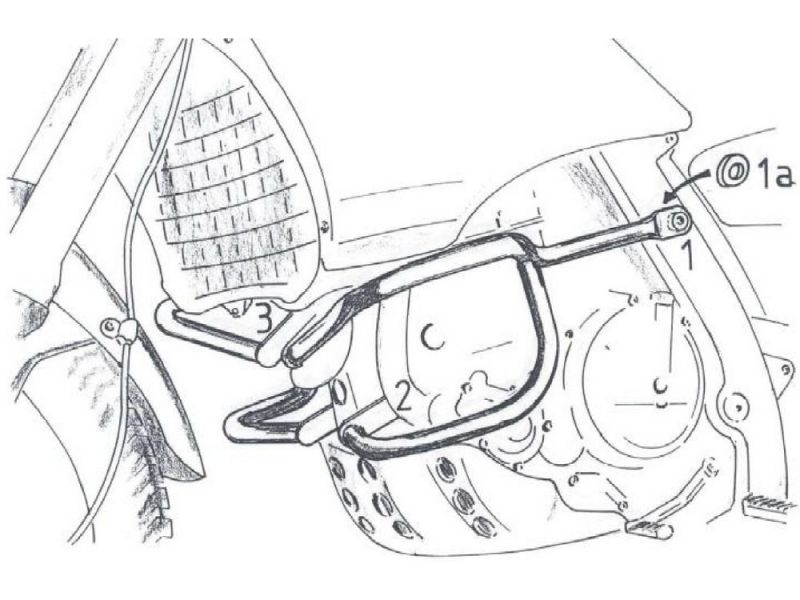 Hepco & Becker Sturzbügel Aprilia Pegaso 650