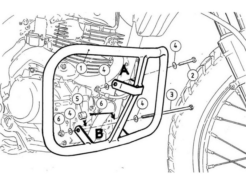 Hepco & Becker Sturzbügel Honda XR 125 L