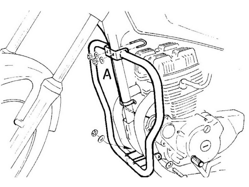 Hepco & Becker Sturzbügel Honda CB Two Fifty