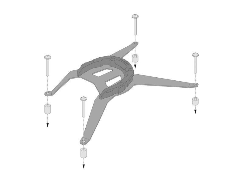 SW-Motech Tank Mount Pro Adapter Kit BMW