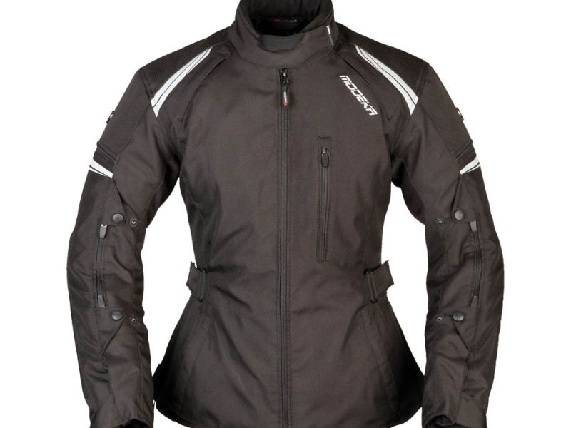 Modeka Violetta Motorcycle Jacket Women (black / black)