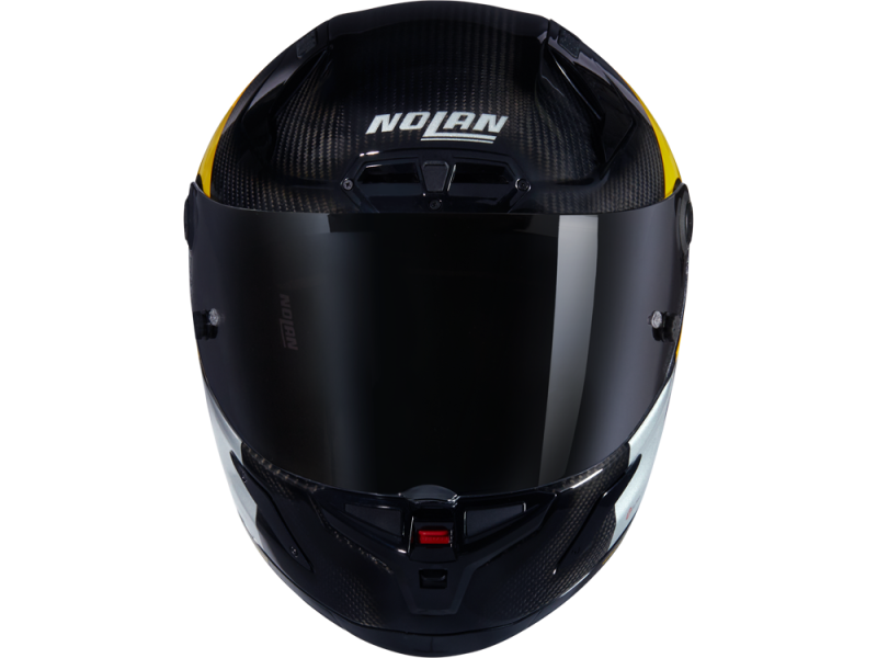 Nolan X-804 RS Ultra Carbon Combo Gara 350 Motorradhelm (Gelb/Grau/Schwarz)
