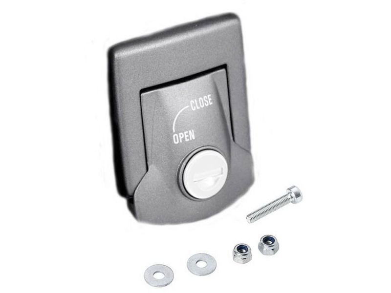 Hepco & Becker Gobi Topcasedeckelschloss Cover (silber)