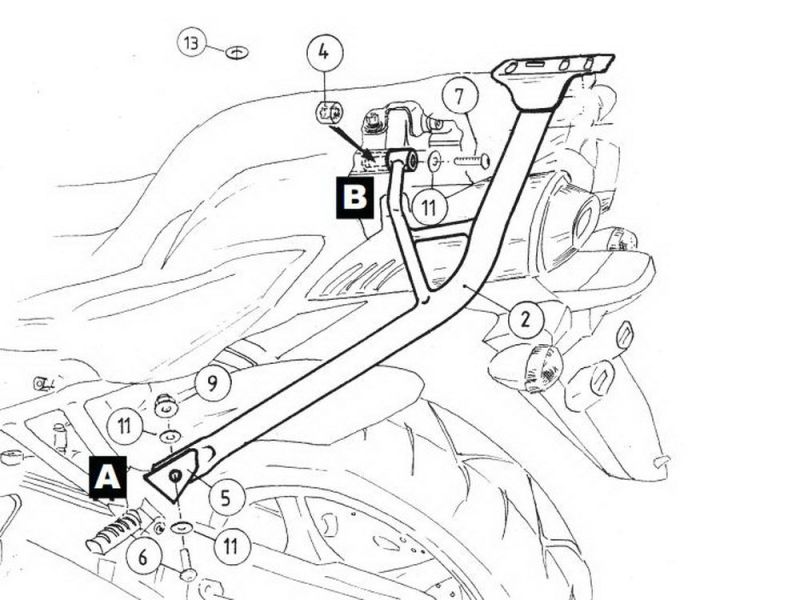 Hepco & Becker Alu Rack Yamaha FZ 6 / Fazer