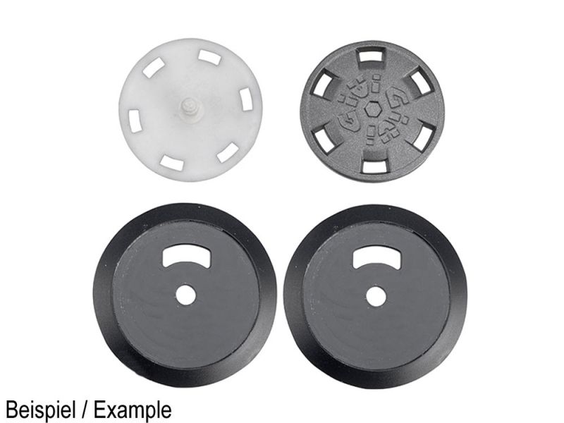 GIVI 12.3 Stratos Visor Cover (right & left) black matt