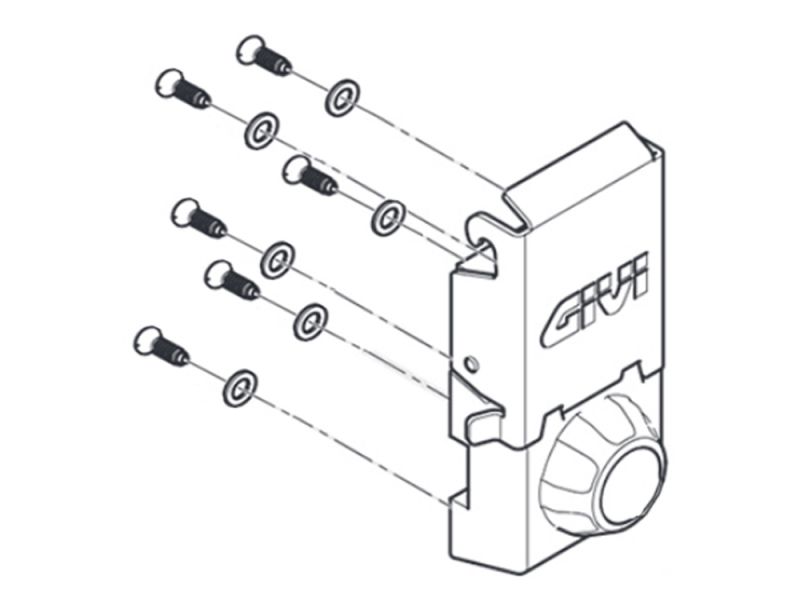 GIVI Verschlussblock DLM36 (links)