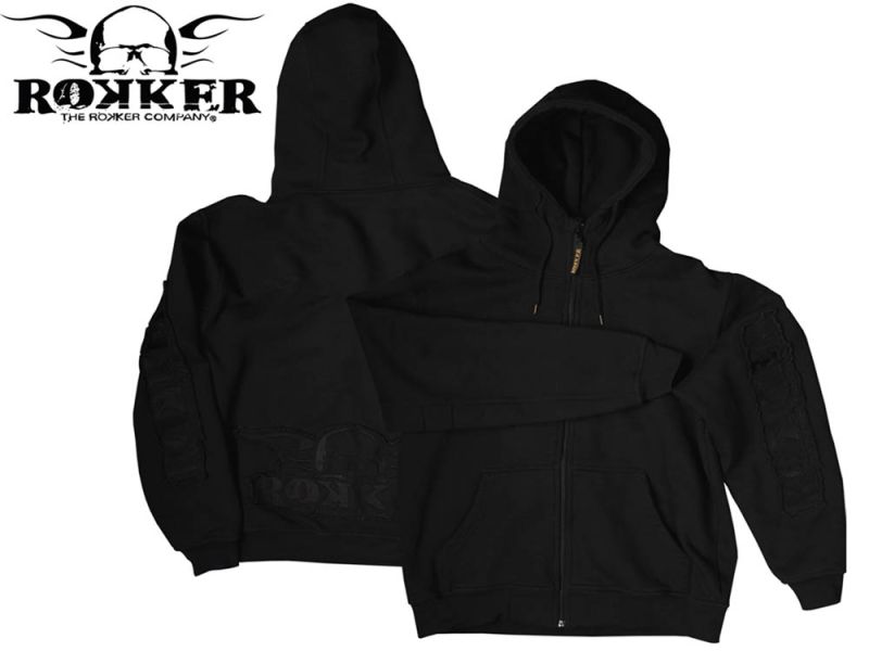 rokker Zip Hoody (black)
